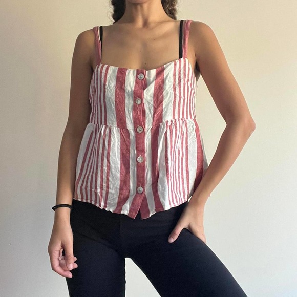 Striped summer tank great lightweight - Picture 1 of 4